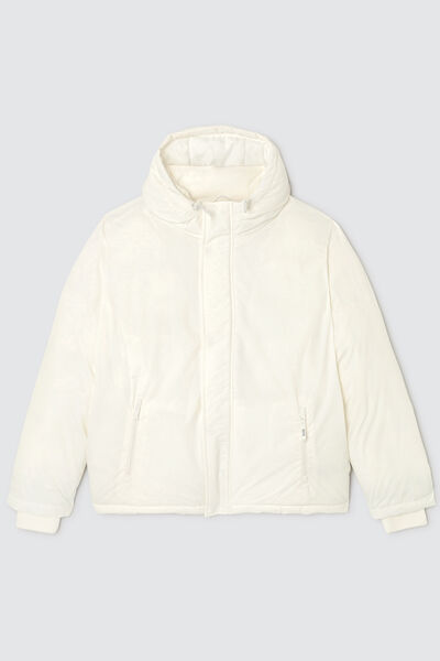 Blouson chaud à capuche