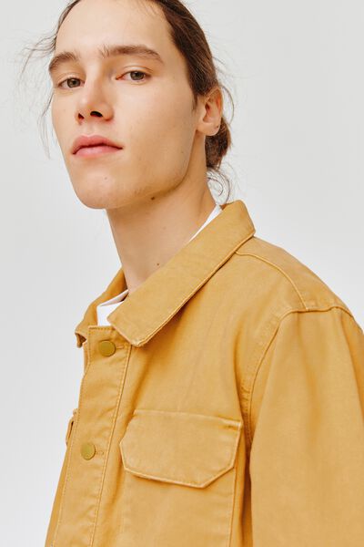 Veste en jean de couleur
