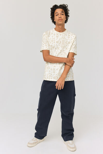 T-shirt imprimé folk