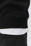 Pull col rond en laine