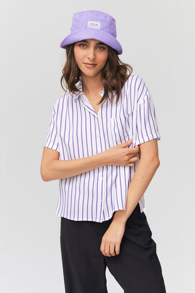 Chemise manches courtes imprimée