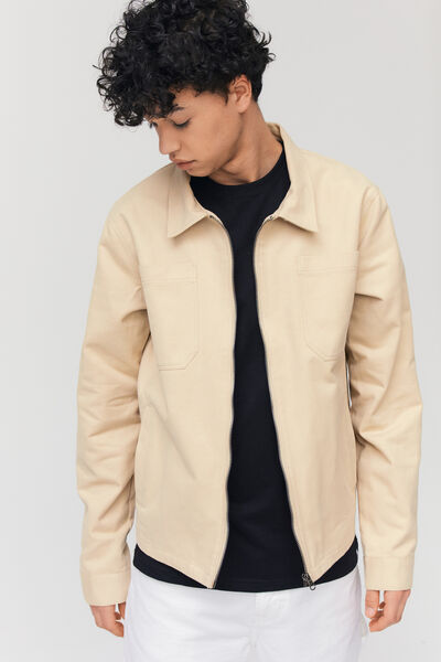 Veste zippée unie