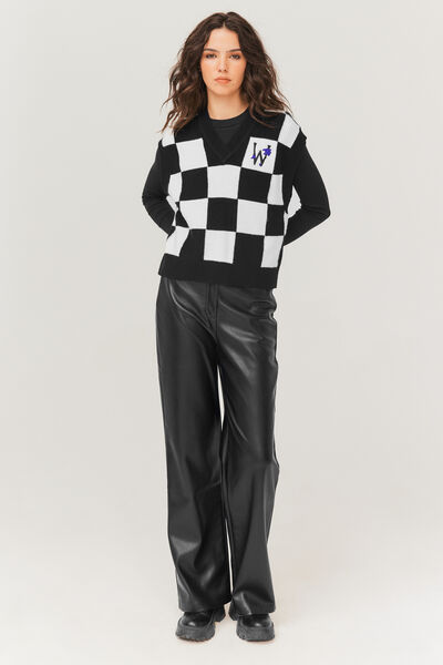 Pull sans manches licence MERCREDI ADDAMS