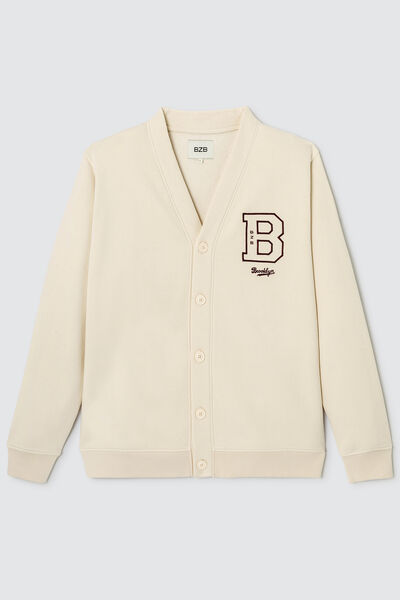Sweat cardigan