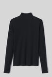 T-shirt col montant uni