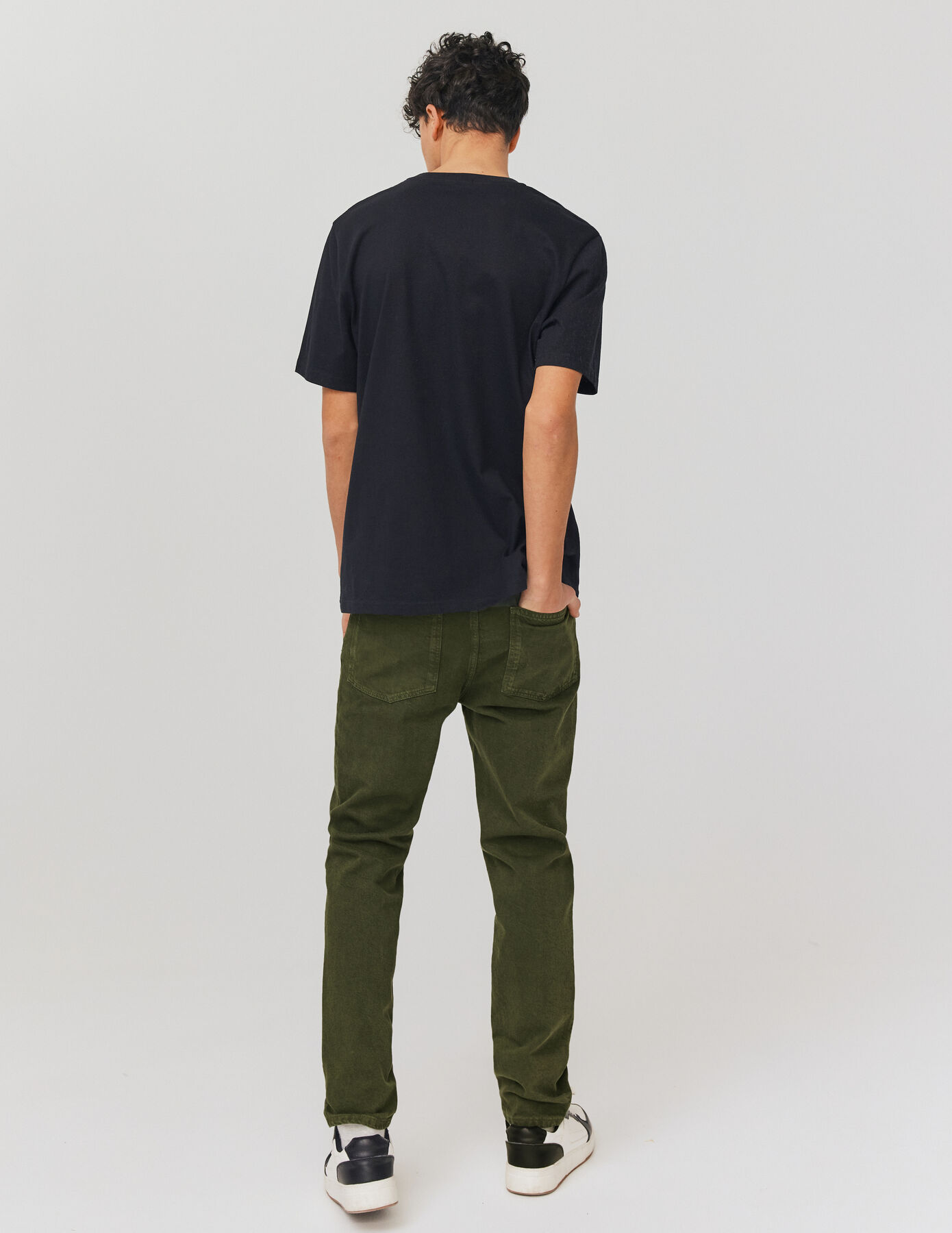 Jean straight de couleur