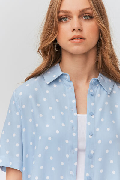 Chemise twill unie