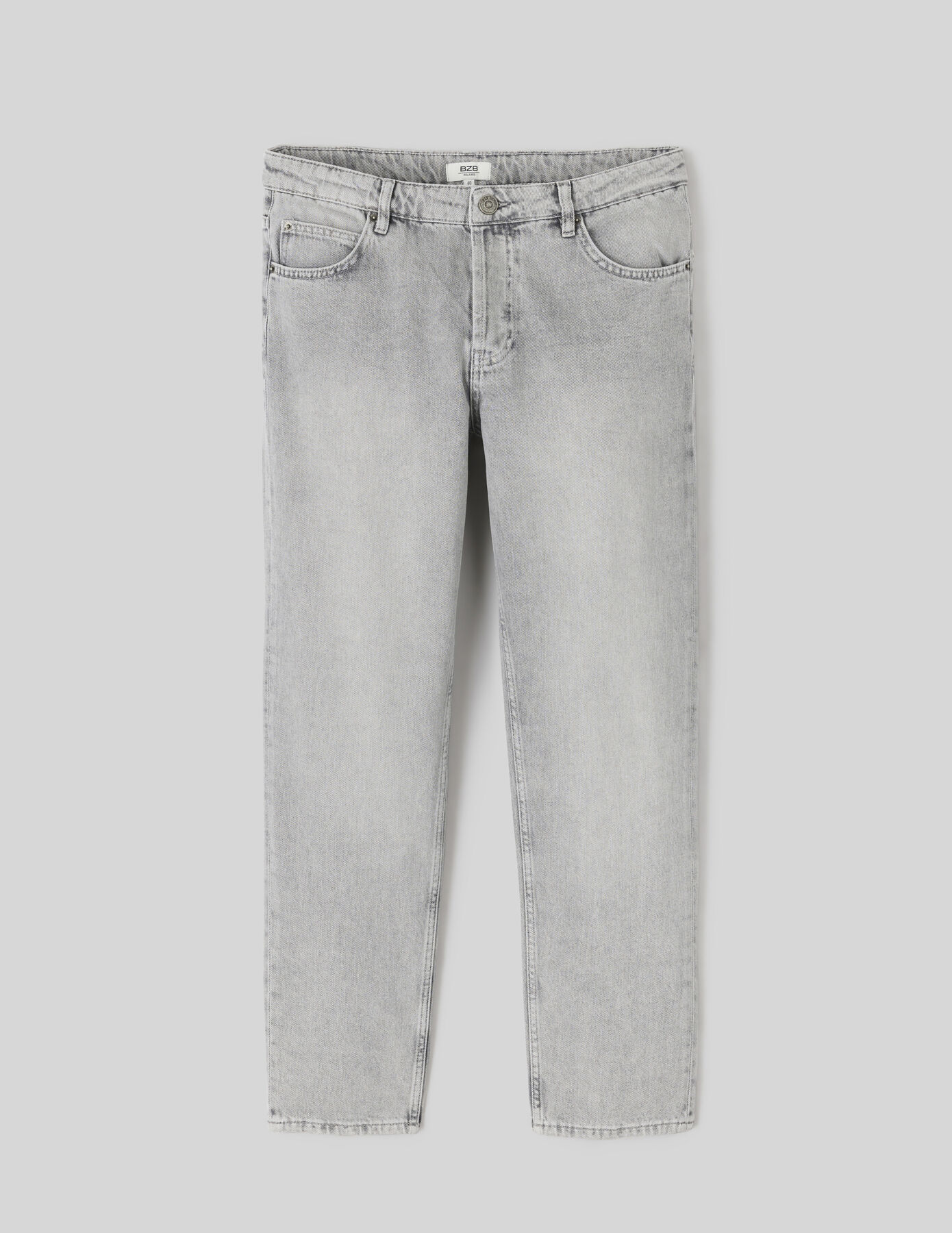 Jean relaxed gris