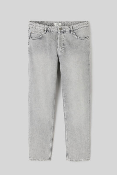 Jean relaxed gris