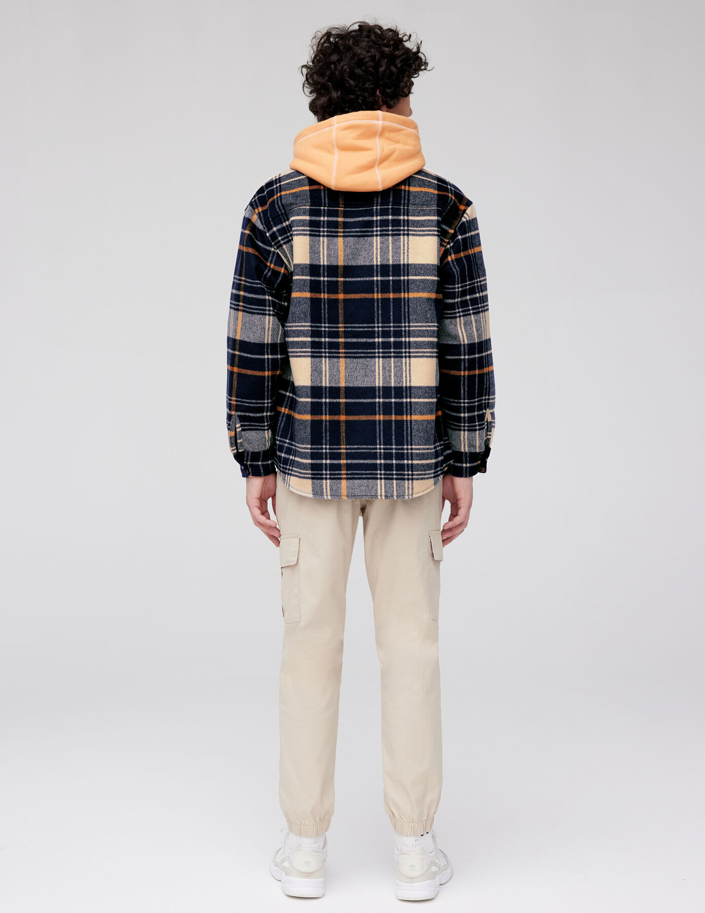 Veste surchemise à carreaux