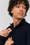 Pull col montant zippé