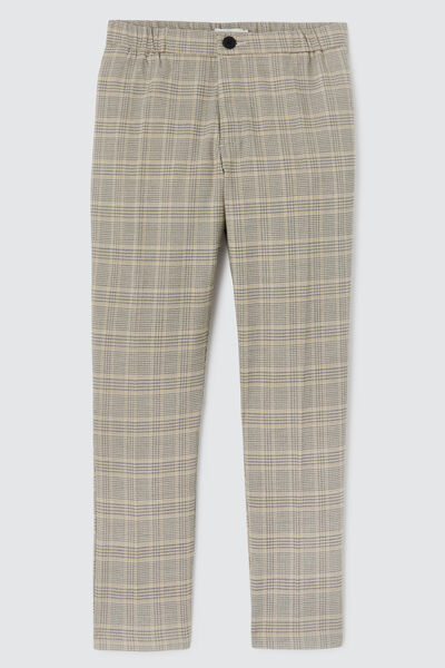 Pantalon city à carreaux