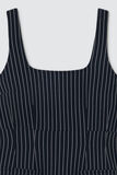 Robe rayée en flanelle