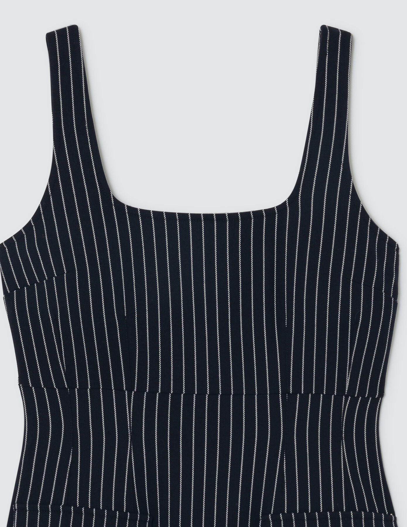Robe rayée en flanelle