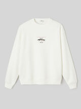 Sweat broderie poitrine
