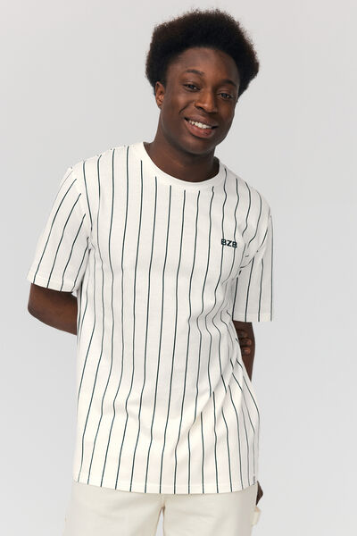 T-shirt rayures baseball
