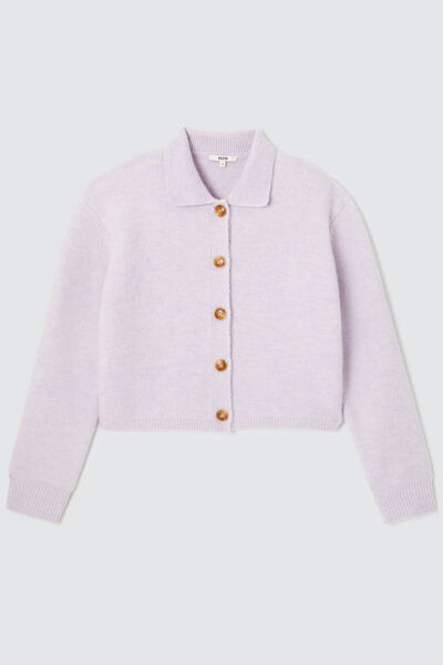 Gilet col polo uni