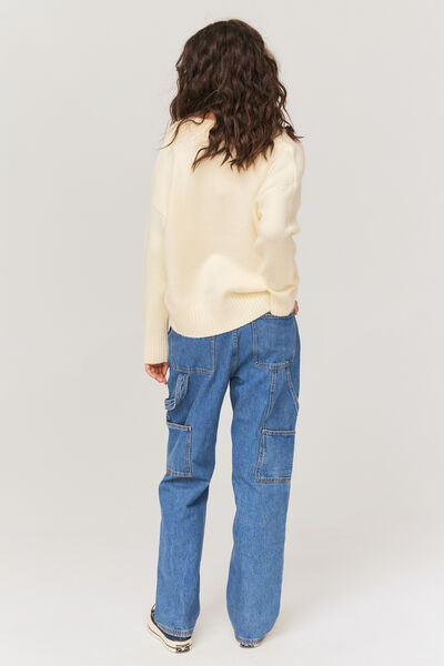 Pull oversize col V