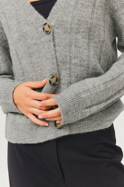 Gilet col V uni