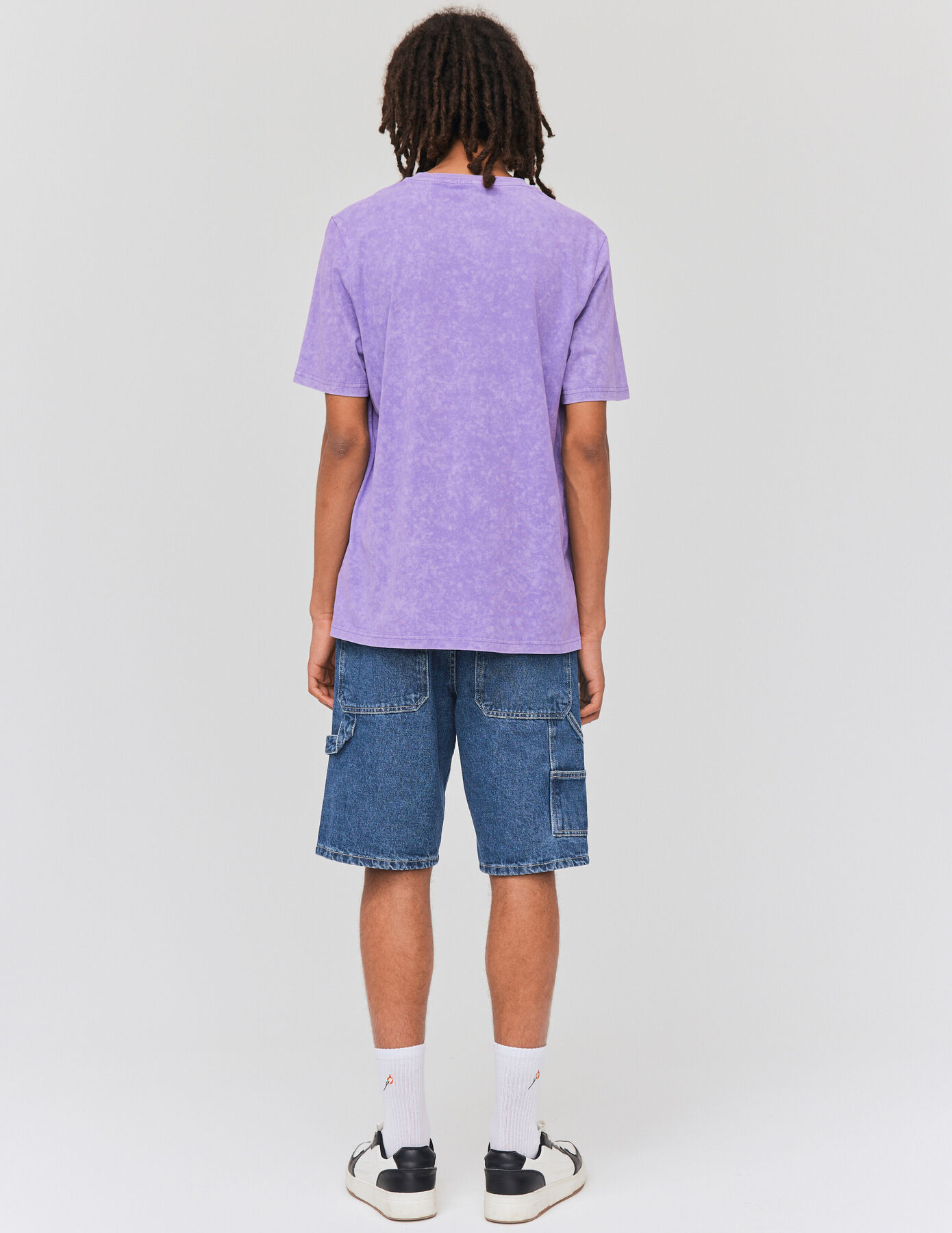 Bermuda denim charpentier