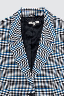 Blazer à carreaux