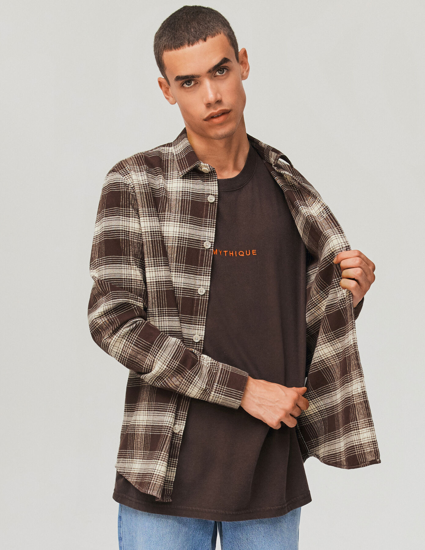 Chemise à carreaux