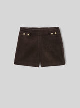 Short en velours