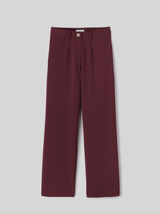Pantalon tailleur polyester recyclé