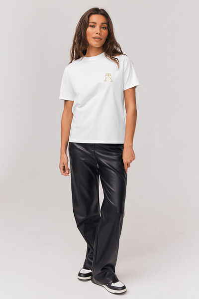 T-shirt brodé coupette