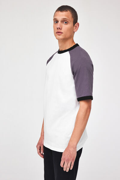 T-shirt raglan colorblock