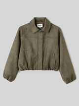 Veste en su&eacute;dine