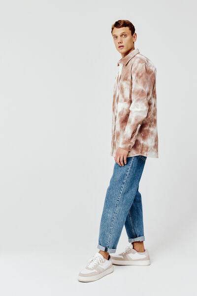 Surchemise velours Tie & Dye