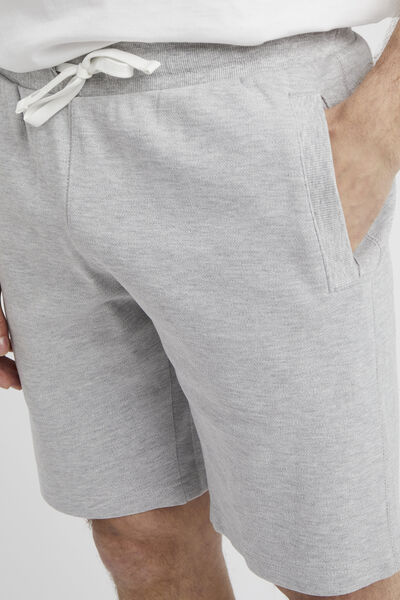 Bermuda maille en coton piqué