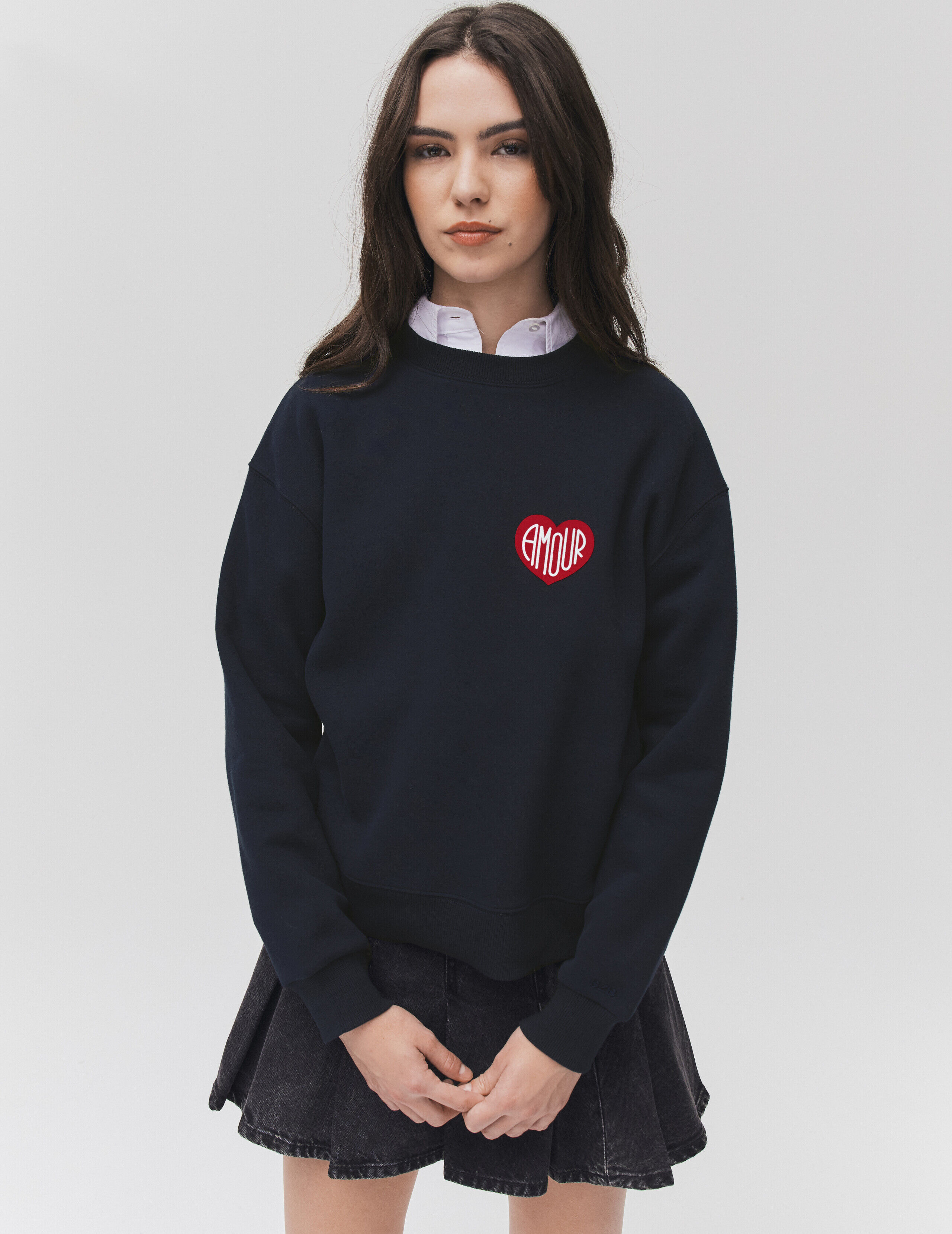 Sweat femme Sweatshirt imprim rayures BZB