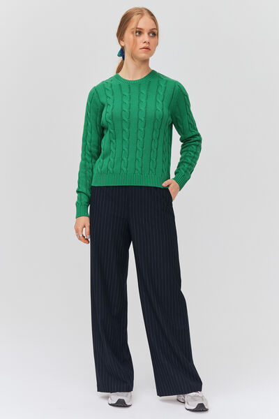 Pull torsadé uni