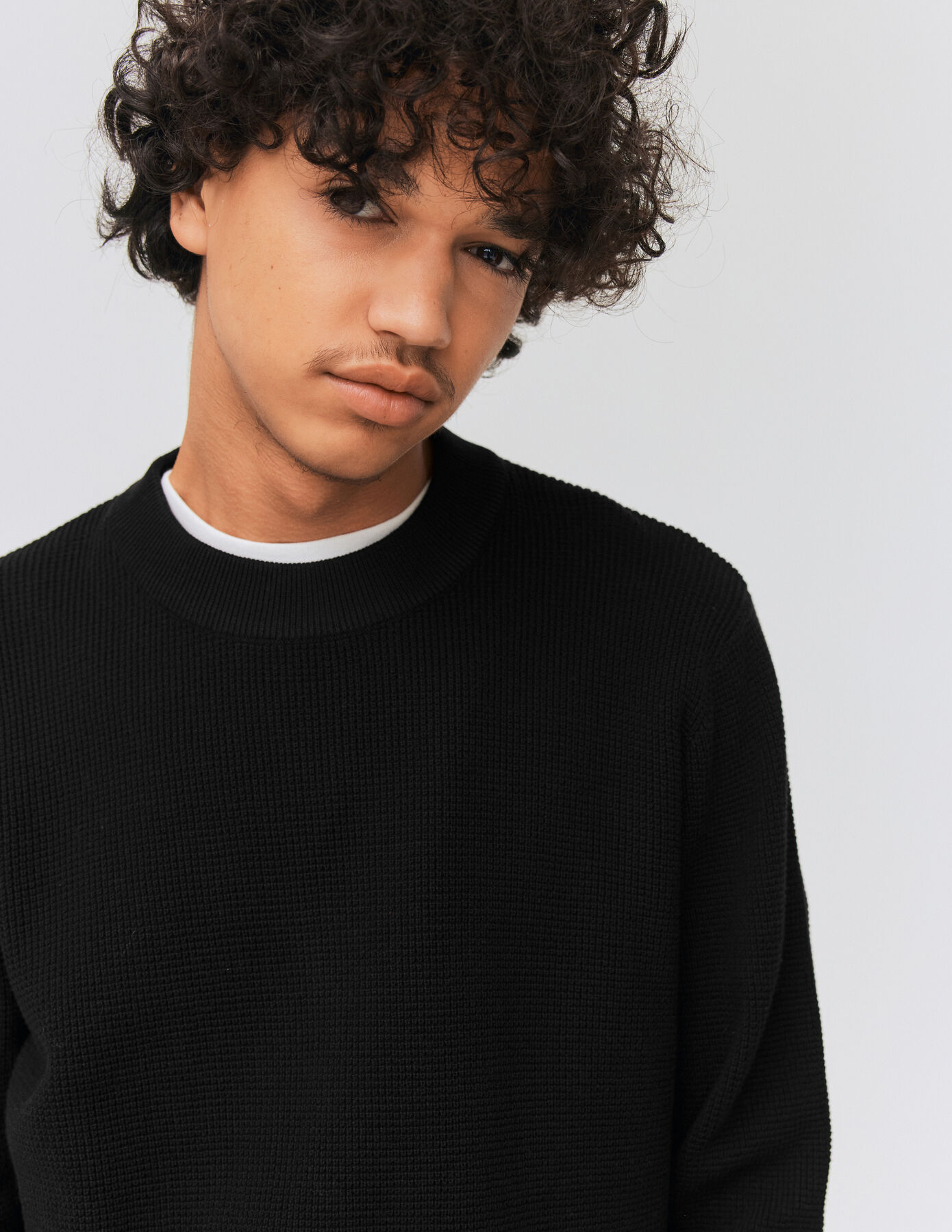 Pull maille fantaisie