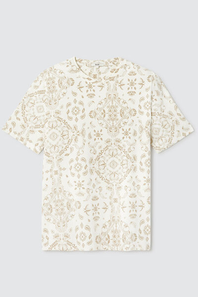 T-shirt imprimé folk
