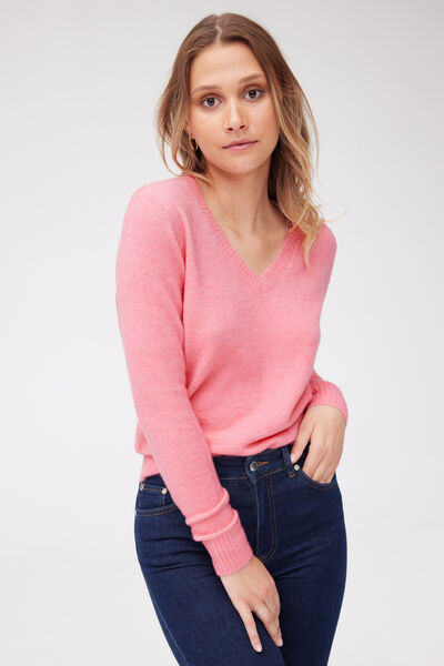 Pull basique col V