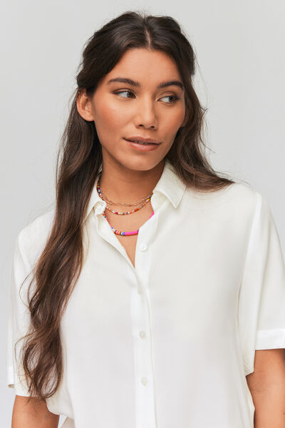 Chemise twill unie
