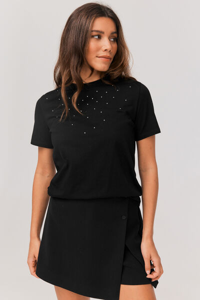 T-shirt à strass