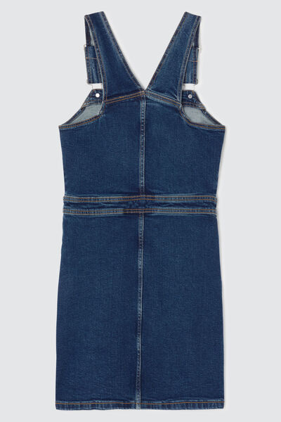 Robe chasuble en denim
