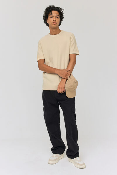 T-shirt en maille gaufrée