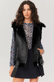 Blouson double face sans manches