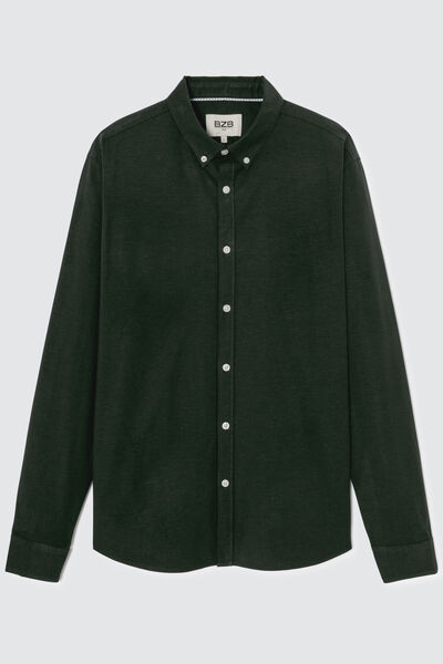 Chemise unie ajustée