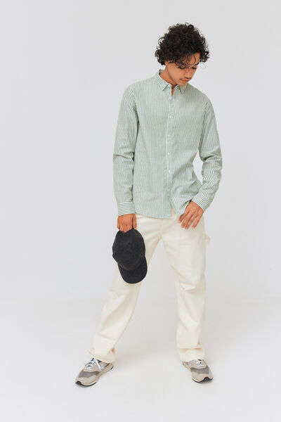 Chemise rayée coupe ajustée