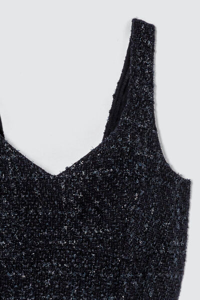 Top corset en tweed