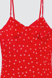Robe satin imprimée