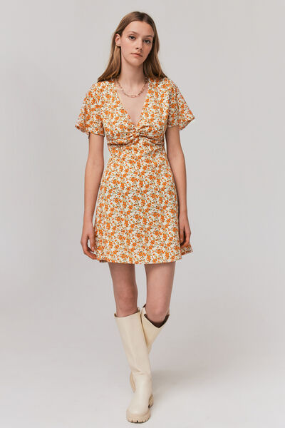 Robe courte imprimée