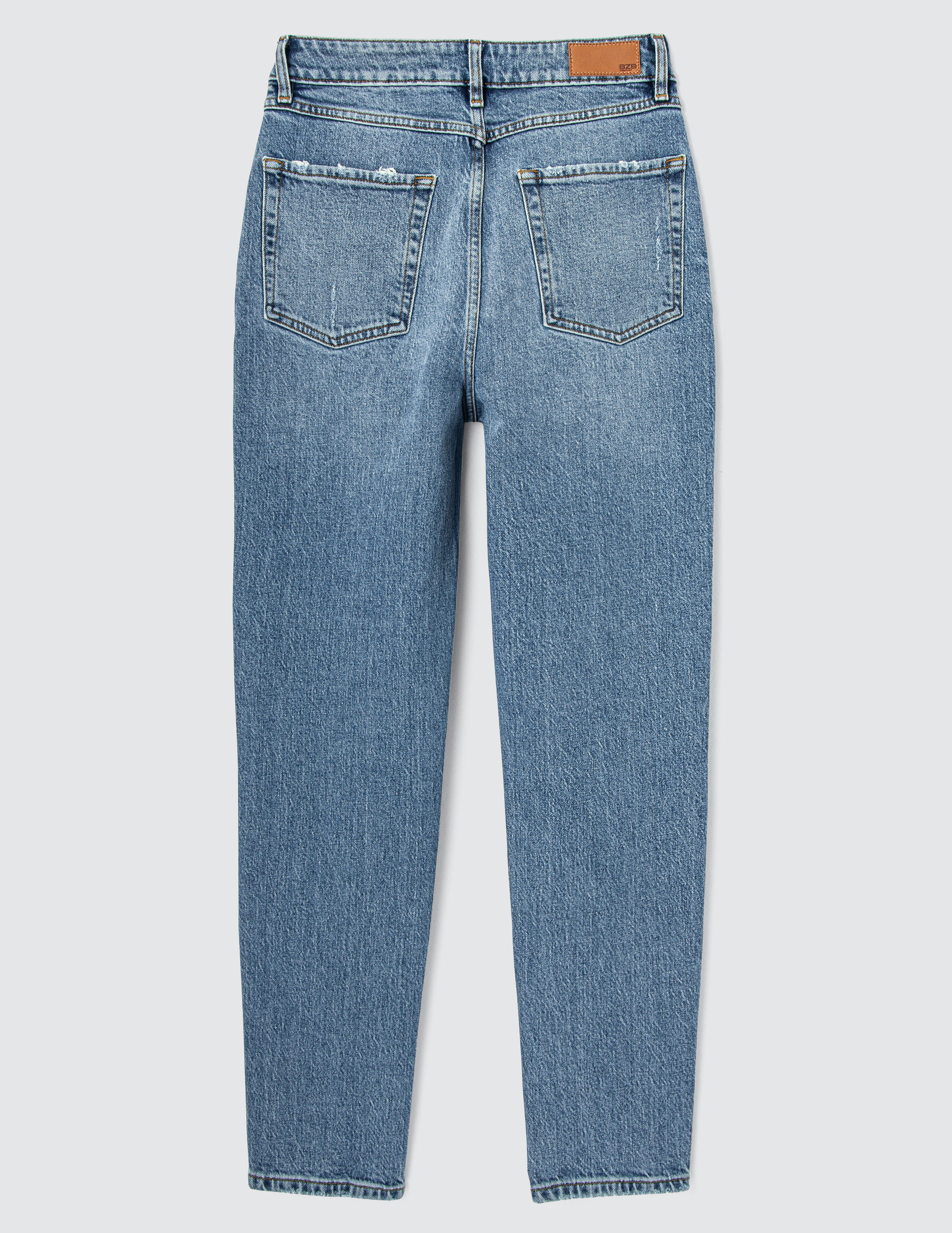 Jean mom taille haute Stone BZB
