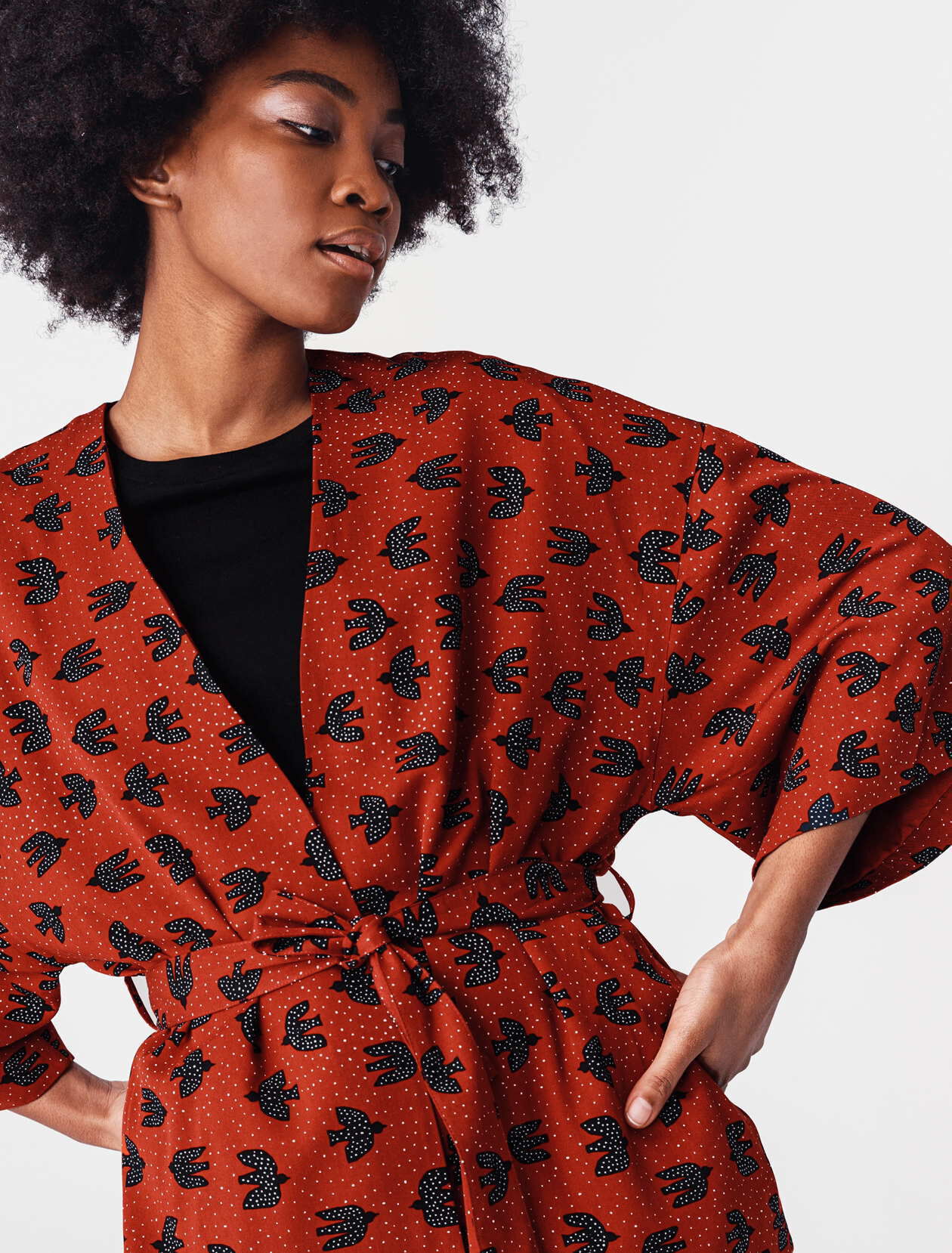 Monoprix sales kimono femme